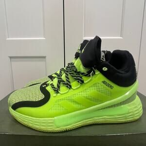 New Adidas D Rose 11 'Signal Green' Basketball Sneakers Green Size 9.5 FU7405